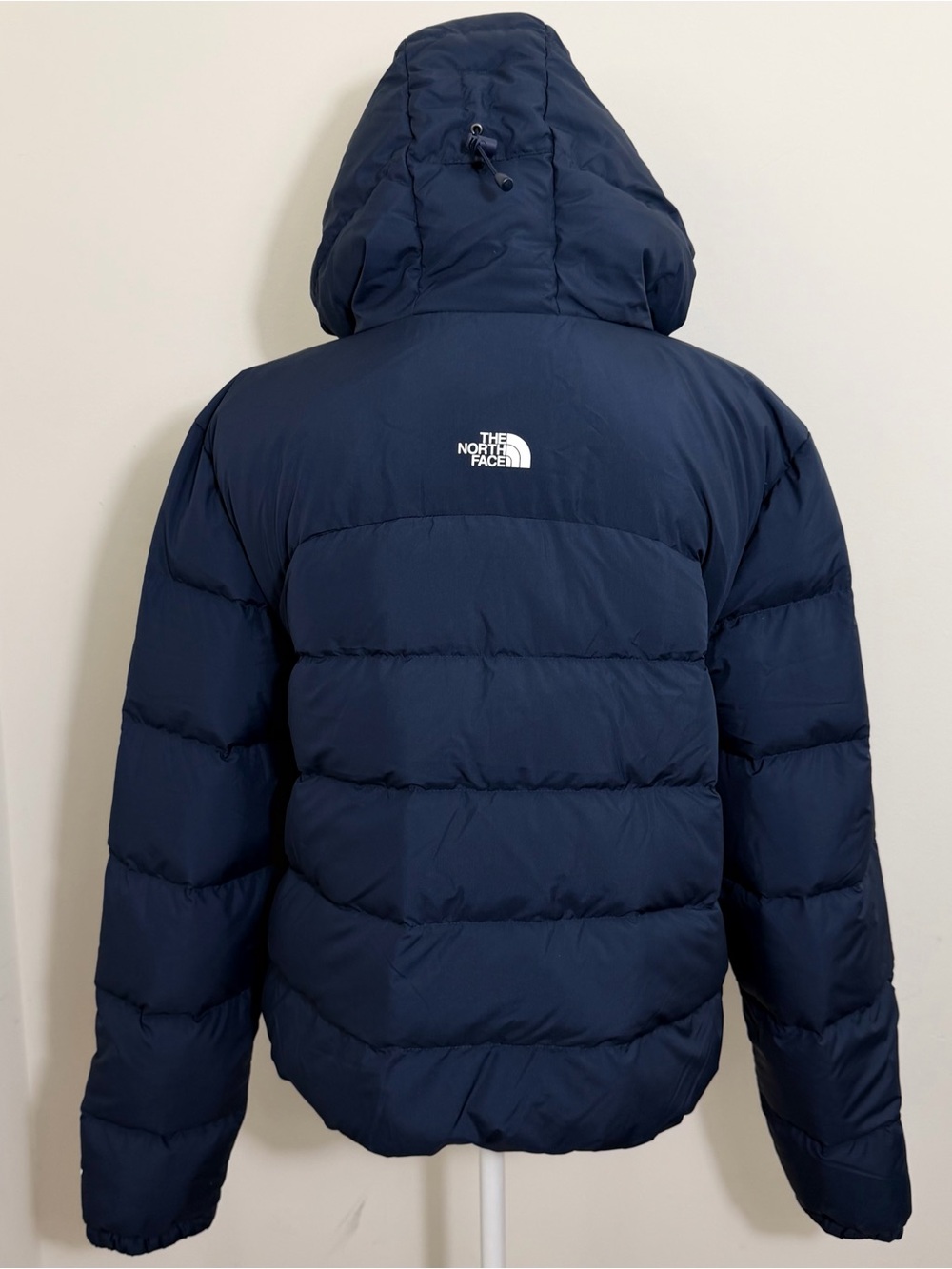 The North Face Women's Baltic Down Puffer Hoodie Coat Summit Navy Sz XL NEW - Picture 8 of 11